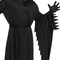 Adults Devil Face Bling Costume Hooded Robe Gloves and Rhinestone Mask